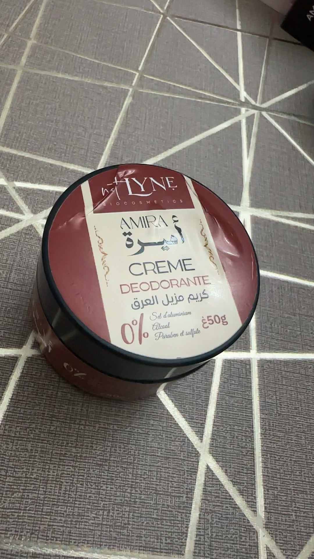 Crème déodorante Amira